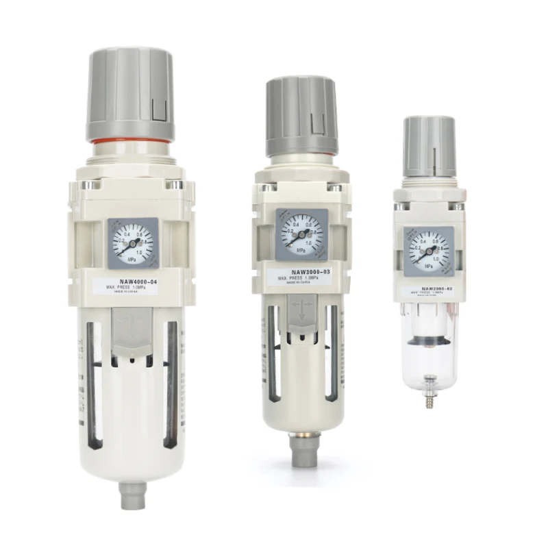 Pneumatic Filter AW2000 AW3000 AW4000 Regulator Air Handling Valve Pressure Reducing Valves Built-in Gauge | Обустройство дома