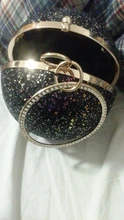 2020 mujeres noche bolso de mano de día de diamantes de cristal bola redonda en forma de garras dama bolso boda bolso de hombro con cadena