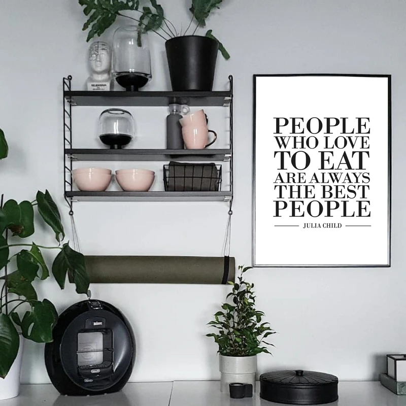 Julia Child Quotes Canvas Poster Kitchen Decor