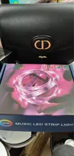 Tiras de luz LED WIFI RGB 5050, funciona con el asistente de Google Alexa, aplicación de teléfono, Color, 24V, TV, ordenador, dormitorio, Luces Led con Bluetooth