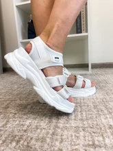 TUINANLE-Sandalias de gladiador con plataforma para Mujer, zapatos de verano a la moda, gruesas, para playa, de tela vaquera, cómodas, 2021