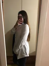 Blusas informal de manga larga para otoño camisa blanca mujer de talla grande para Estilo Vintage rosa 2020