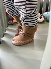 Toddler Shoes Knitted Baby Girls Winter Floor-Socks Infant Boys Cotton Warm Velvet Soft