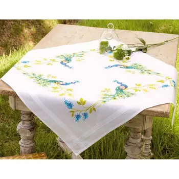 

Скатерть tablecloth vervaco 'павлины' 80x80 cm