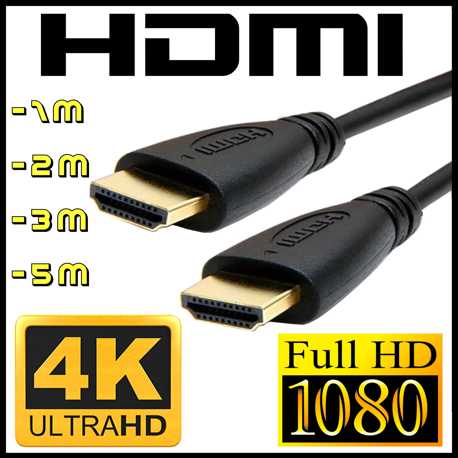 HDMI para TV 1M | 2M | 3M | 5M Full HD 4K XBOX 360 ONE PS3 PS4 Smart Tablet PC Metros Metro|Cables HDMI| - AliExpress