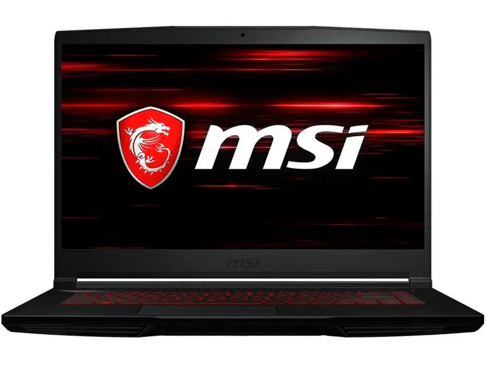 MSI GF63 9RCX 867XRU тонкий i7 9750H 8 ГБ 1 ТБ nV GTX1050Ti MAX Q 4 Гб 15 6 FHD BT Cam Бесплатная DOS Черный 9S7 16R312