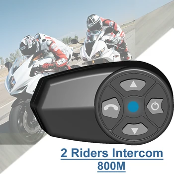 

WAYXIN Com-2 Helmet Intercom Headset Motorcycle Intercom Bluetooth Interphone 2 Rider 800M Intercomunicador Waterproof