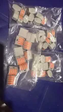 Cable-Connectors Splicing Spring Push-In-Terminal-Block Fast-Wire LED Universal Mini