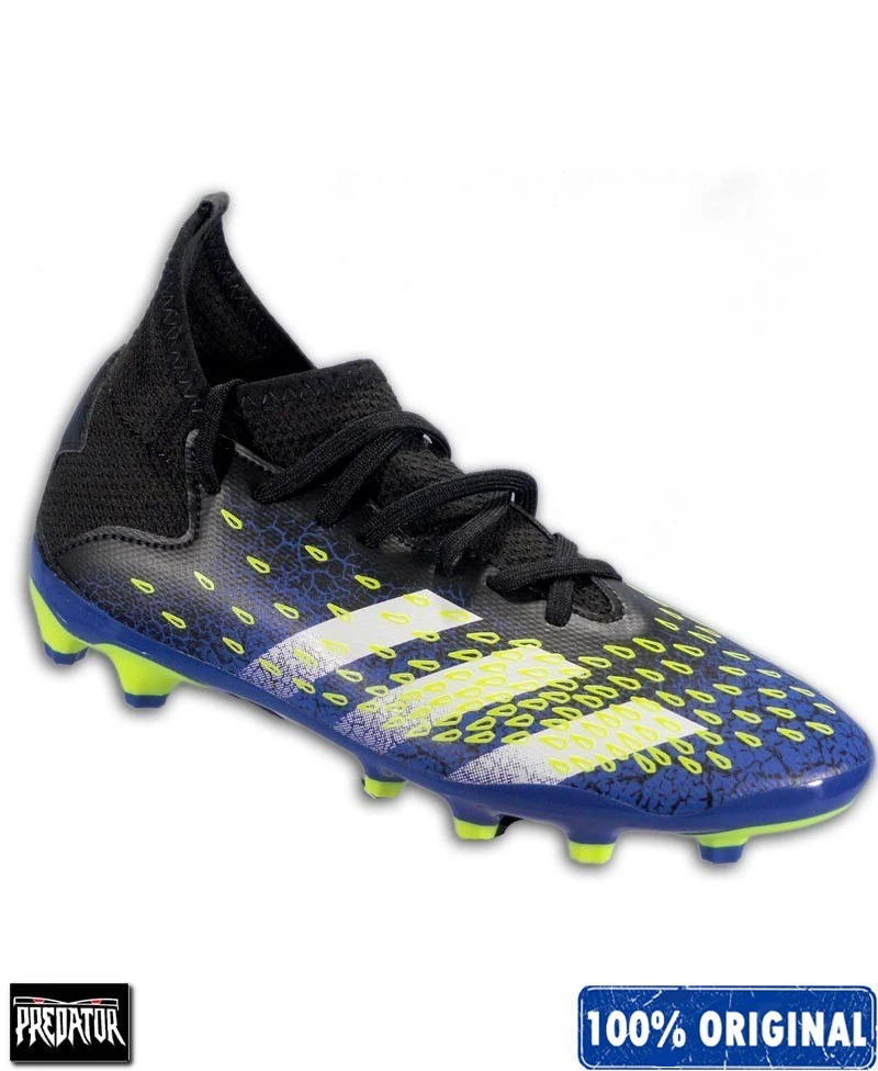 Bota de Futbol adidas PREDATOR FREAK .3 para Niños MG en color Azul|Calzado de - AliExpress