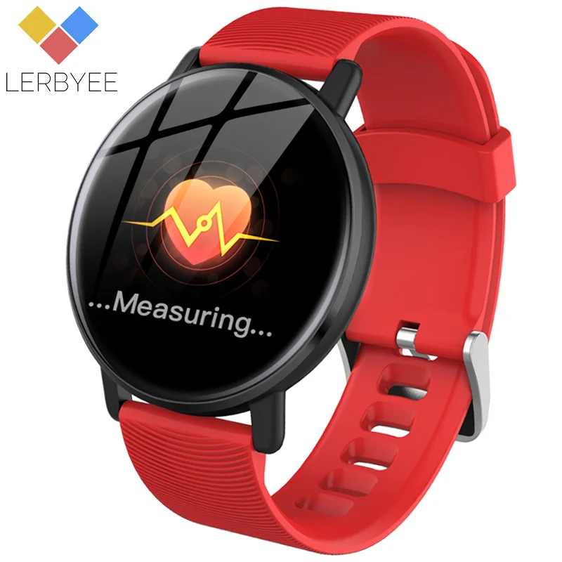 Lerbyee фитнес-часы H5 цветной экран монитор сердечного ритма Смарт-часы водонепроницаемые шагомерные погодные часы для спорта
