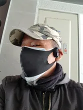 Mascarilla de esquí reutilizable para adultos, pañuelo transpirable de algodón, color negro, a la moda, lavable, protección contra los gérmenes, 25 uds.