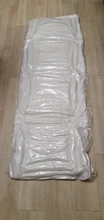 Almohada larga para dormir en el hogar, accesorio de cama rectangular de Anime, color blanco, 150x50CM