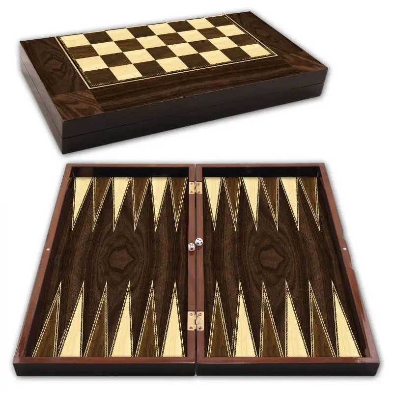 Speciale Backgammon In Legno Di Noce Scacchi Dama Dama Giochi Di Viaggio Set Grande Tavola Di Famiglia Intrattenimento Turco Regalo Di Natale