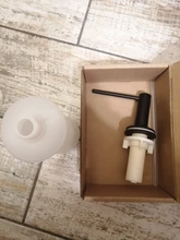 Sink Soap-Dispenser Pump Detergent Liquid Stainless-Steel Kitchen Black Solid Large-Capacity