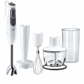 

Braun Multiquick 3v MQ3137WH Willow-hand Blender electric anti-splash, premium accessories, 750 w, 11 speed