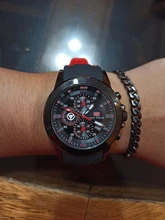 MINIFOCUS-relojes con cronógrafo para hombre, cronógrafo de pulsera masculino, de lujo, informal, con fecha deportiva, de silicona, resistente al agua