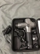 Pantalla LCD eléctrica masaje muscular arma 30 engranajes Fascia de tejido profundo masajeador cuello cuerpo atrás relajación dolor alivio Fitness relajarse