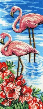 

Bg-181 set for embroidery 'MP studio ''фламинго', 40x15 cm