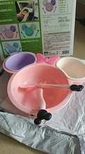 Tableware Kids Feeding-Dishes Training-Bowl Dinner-Plate Eating Baby Children Cute Spoon-Fork