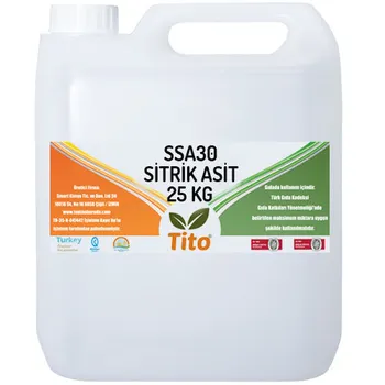 

SSA30 Liquid Citric Acid E330 25 kg