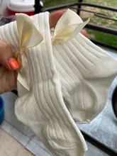 Medias de algodón para niña, princesa Bowknet, pantimedias de una pieza para niña, pantalones de bebé de primavera y otoño, medias de encaje