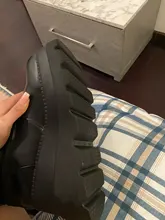 BONJOMARISA de moda botas de plataforma de tacón grueso cuñas media pantorrilla botas de mujer casual de marca de fondo grueso zapatos de invierno Mujer