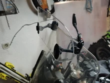 Alerón para motocicleta, extensión de parabrisas, deflector de aire ajustable, accesorio Universal de Aerofoil