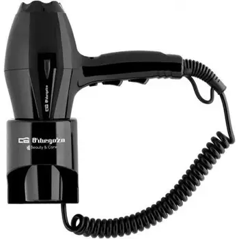 

HOTEL DRYER ORBEGOZO SEH 1850 BLACK-1800-2000W-3 LEVELS TEMPERATURE-2 SPEEDS-BASE FOR HANGING ON THE WALL