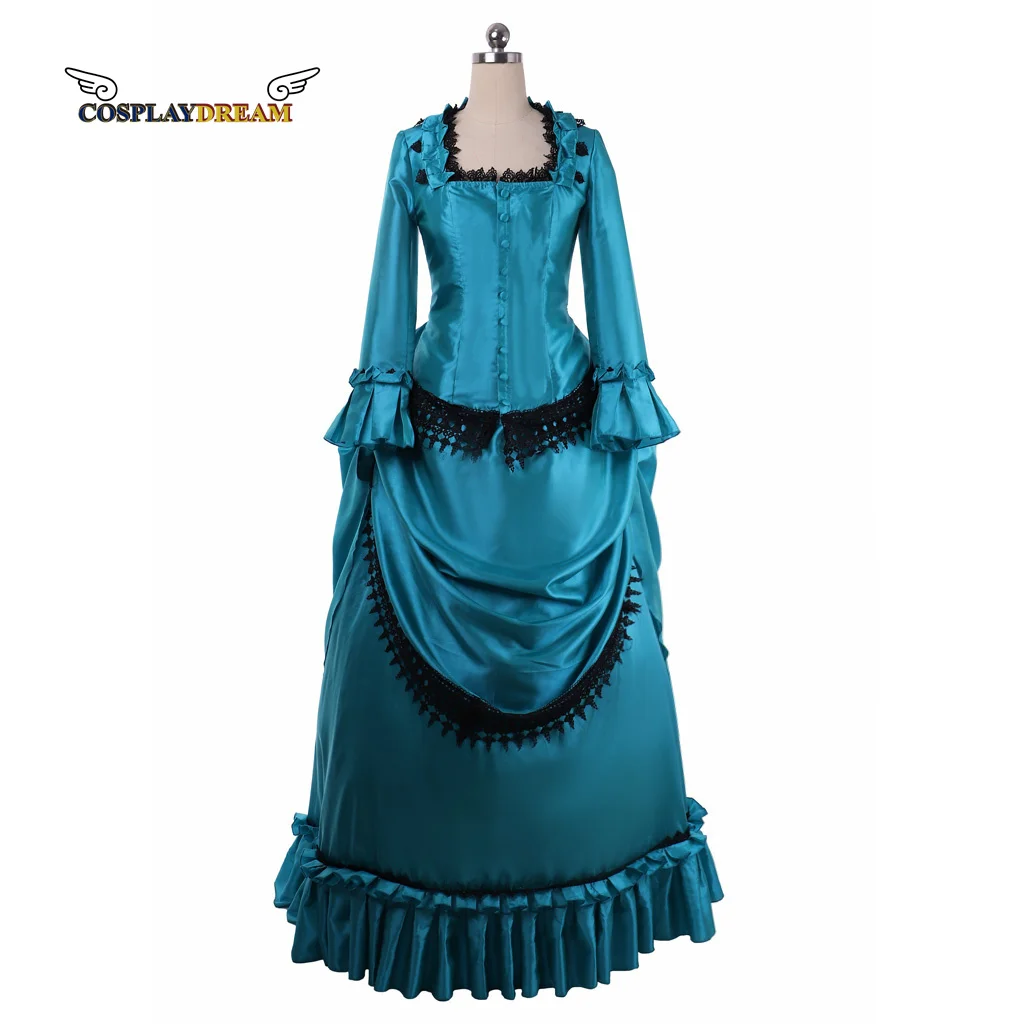 

Victorian Ball Gown Costume 18th Victorian Bustle Gown Dress Steampunk Gothic Ball Gown Bustle Dress Medieval Lady Walking Dress