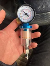 pistola de pintura, manómetro de regulador de aire + herramienta de filtro de trampa de agua en línea + adaptador JP/EU/US, herramientas neumáticas, accesorios para aerografo