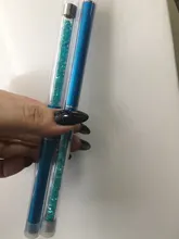 Pluma de pincel para arte de uñas, Diamante de imitación, mango de Metal acrílico, polvo de tallado, Gel líquido para salón de belleza, pinceles con tapa