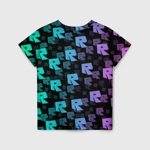 Camiseta roblox de topo 3d feminino