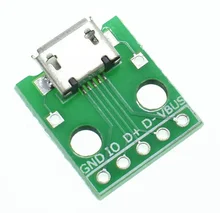 Dip-Adapter Switch-Board Converter Breadboard Female-Connector-B-Type-Pcb Micro-Usb USB-01