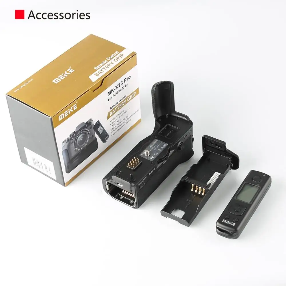 Meike MK-XT3 Pro Remote Control Battery Grip Hand