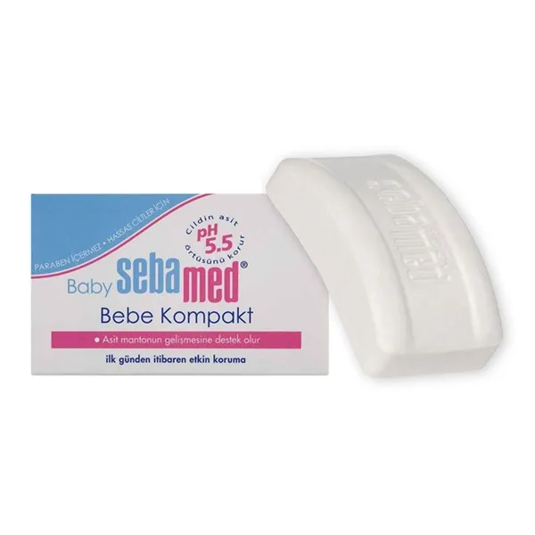 Sebamed Baby pH 5 Compact 100 г | Без красителей/без парабенов Мыло и щелочные|Средства для