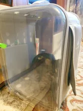 Bolsa de transporte portátil para perros y gatos, cápsula espacial transpirable, bolsa de viaje para astronauta, mochila transparente para mascotas pequeñas para exteriores