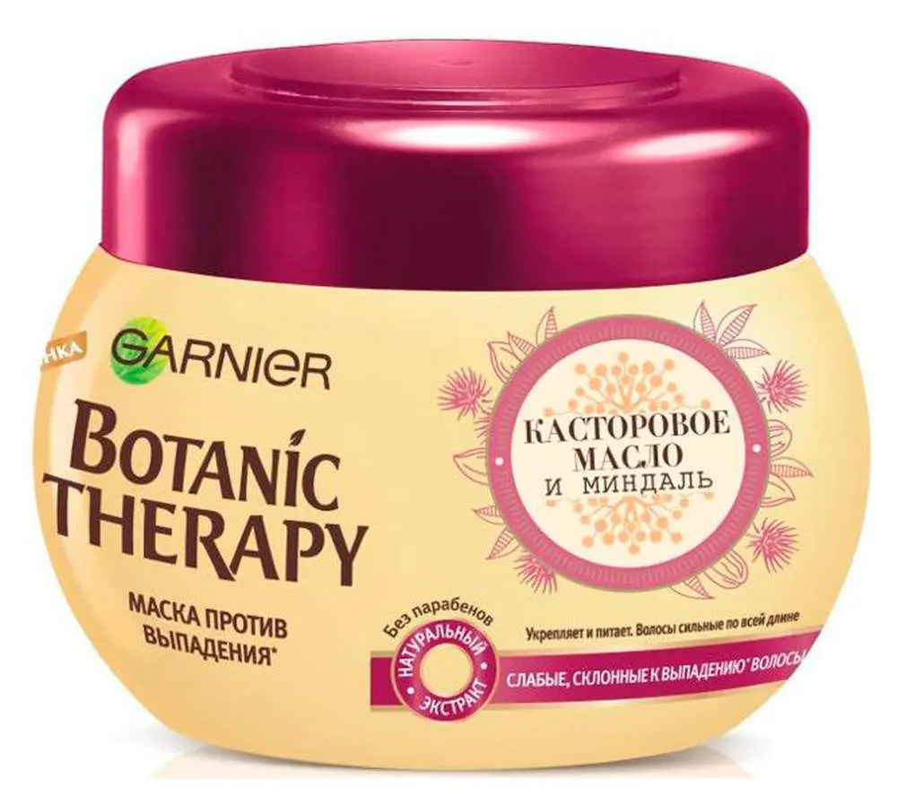 Маска против выпадения Botanic Therapy (Ботаник Терапи) Касторовое ...
