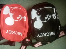 Disney-bolso de hombro de Mickey Mouse para niños y niñas, bolso bandolera dibujos animados