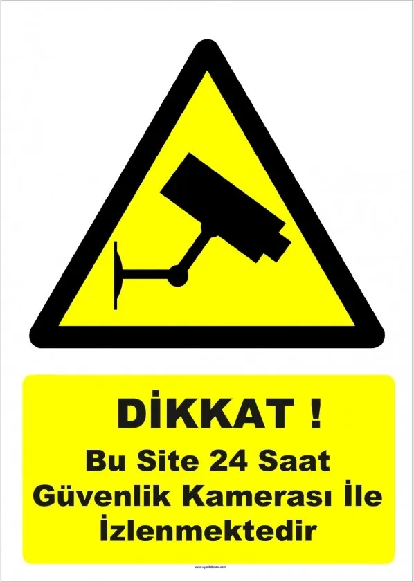 Attention This Site 24 Hours Camera With İzlenmektedir-Bante 5033