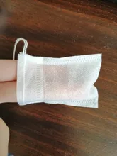 Teabags-bolsitas vacías para té perfumado, Infusor de 5,5x7CM de grado alimenticio con tira de papel de filtro, sello Heal para hierbas, Té Suelto