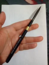 Pinceles para pintar con pelo de ardilla, pinceles para pintar con pelo de ardilla, pinceles para pintar, pinceles artísticos de acuarela para dibujar, suministros de arte, 1 Uds.