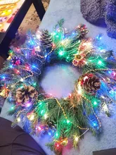Light-String Garland Copper-Wire-Lights Battery-Power Festoon Fairy LED Christmas Wedding