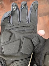 ROCKBROS-guantes de ciclismo a prueba de viento para otoño e invierno, guantes deportivos antigolpes transpirables con pantalla táctil SBR para bicicleta de montaña