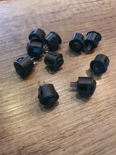 Interruptor basculante redondo para coche iluminado por LED, tablero, tablero, barco, furgoneta, 12V, 10 Uds.