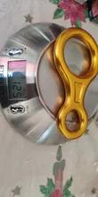 Anillo con figura de montañismo, descenso de escalada pequeño, equipo de descenso de 8 palabras para familia, accesorios de Camping al aire libre