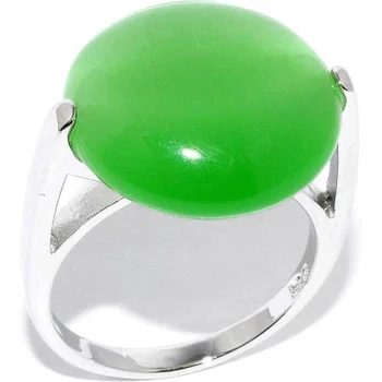 

Silver Wings ring with cat eye in silver