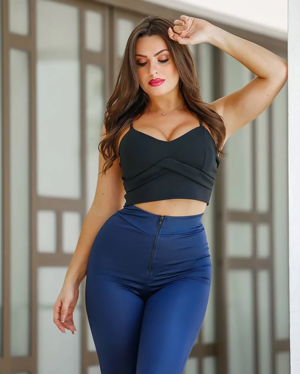 Legging Lateral Ouro Romance