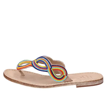 

EDDY DANIELE sandals women leather multicolor