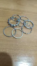8 unids/set moda Circular Geométrica giro onda anillos para las mujeres minimalista accesorios de dedo conjunto anillo joyería de Hip Hop nuevo