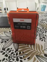 Kingdom Fishing Box 12 14 compartimentos accesorios de pesca, cajas de anzuelos de señuelo de almacenamiento de doble cara de alta resistencia, caja de aparejos de pesca